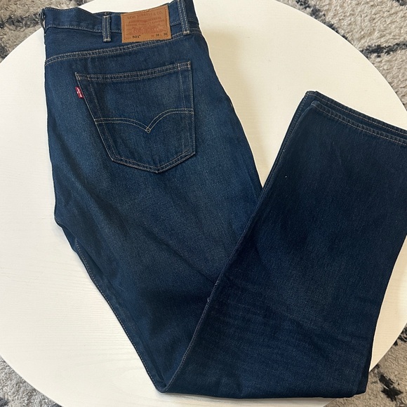 Levi's Other - Levi's Men’s Dark Blue Straight Jeans - 501 Style